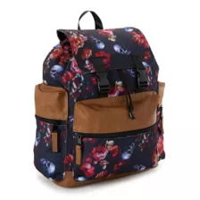Skull Floral Rucksack Backpack at Spencer's