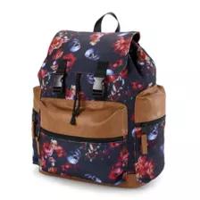 Skull Floral Rucksack Backpack at Spencer's