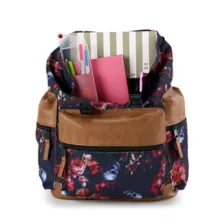 Skull Floral Rucksack Backpack at Spencer's