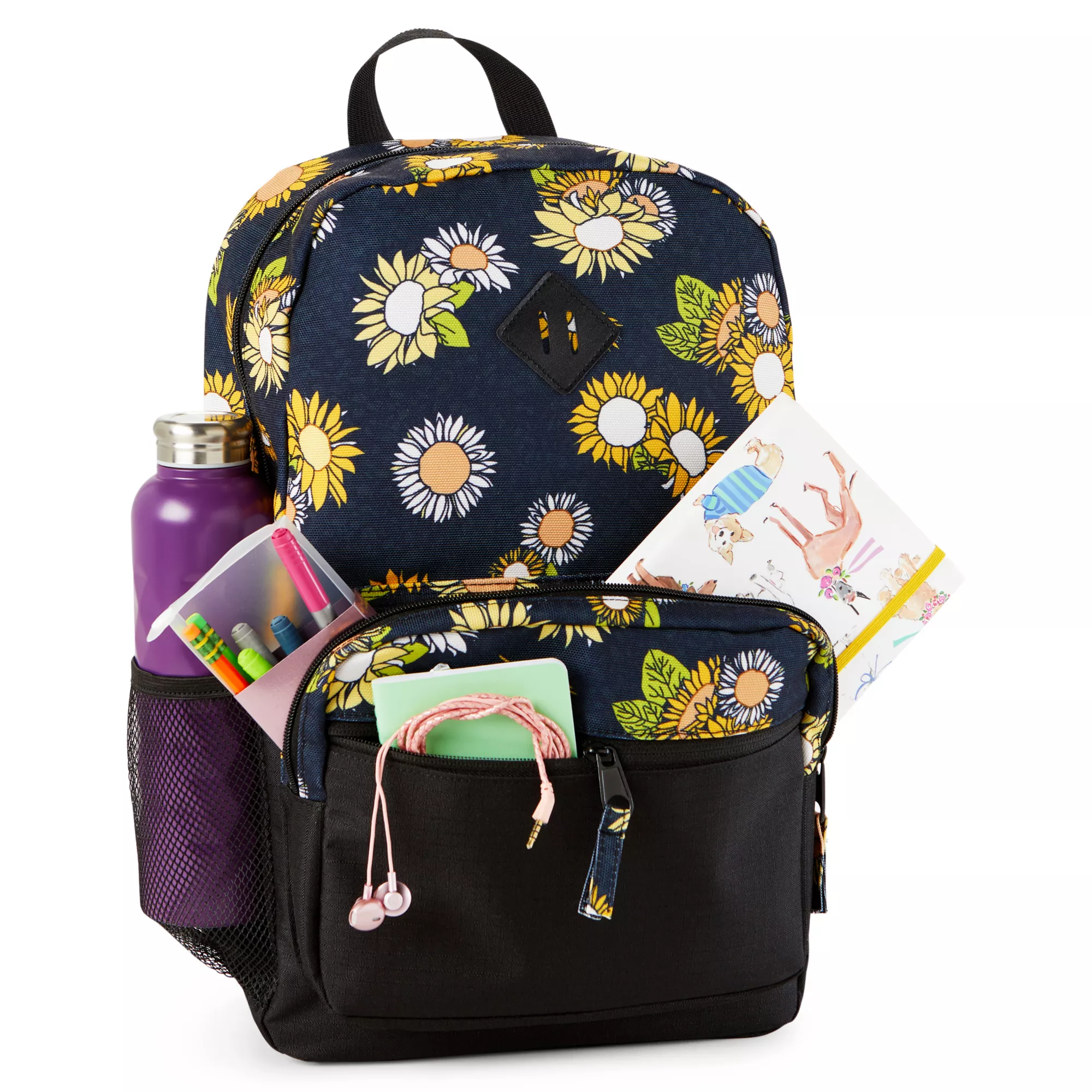 Yellow Daisy Backpack at Spencer's