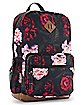 Floral Rose Print Backpack
