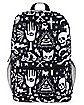 Mystical Icons Print Backpack