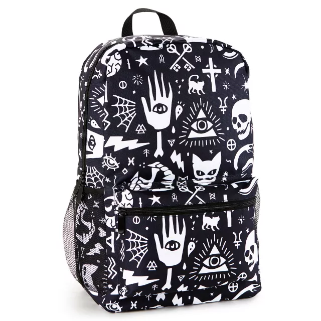 Mystical Icons Print Backpack