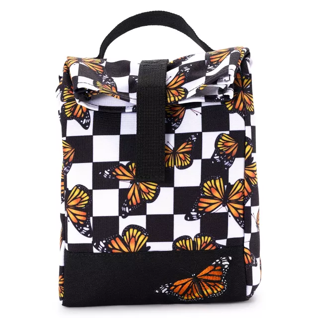 Checkered Butterfly Roll Top Lunch Box at Spencer's