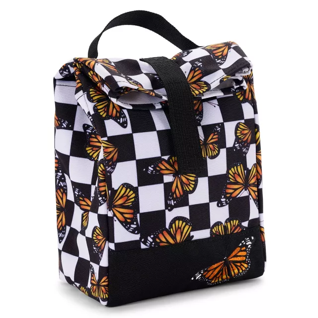 Checkered Butterfly Roll Top Lunch Box at Spencer's