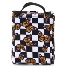 Checkered Butterfly Roll Top Lunch Box at Spencer's