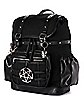 Black Pentagram Hardware Rucksack Backpack
