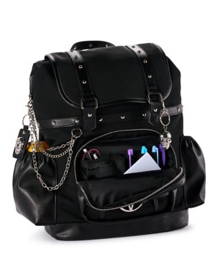 Black Pentagram Hardware Rucksack Backpack