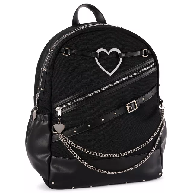 Black Heart Hardware Backpack