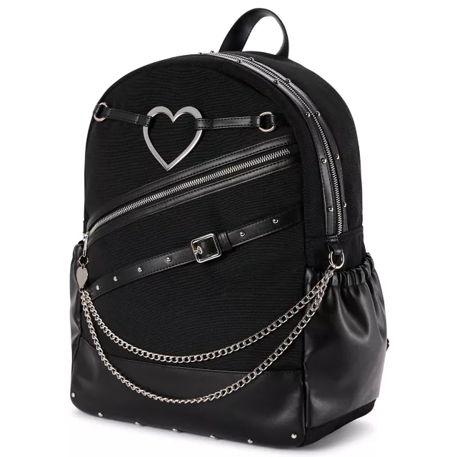 Black Heart Hardware Backpack