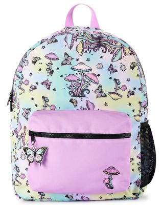 Tie Dye Mushroom Butterfly Backpack Spencer s