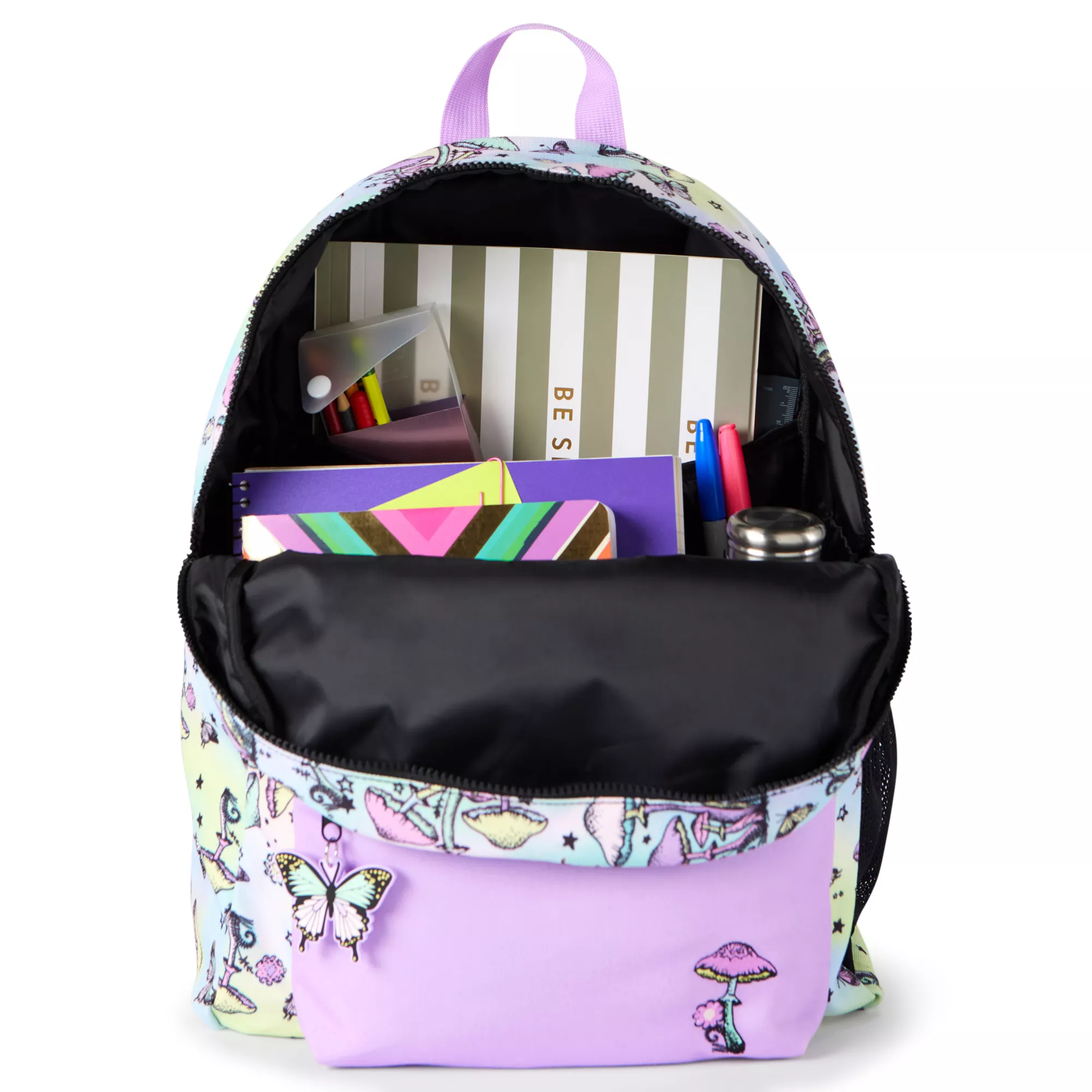 Tie Dye Mushroom Butterfly Backpack at Spencer's