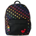 Rainbow Heart Print Backpack at Spencer's