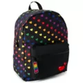 Rainbow Heart Print Backpack at Spencer's