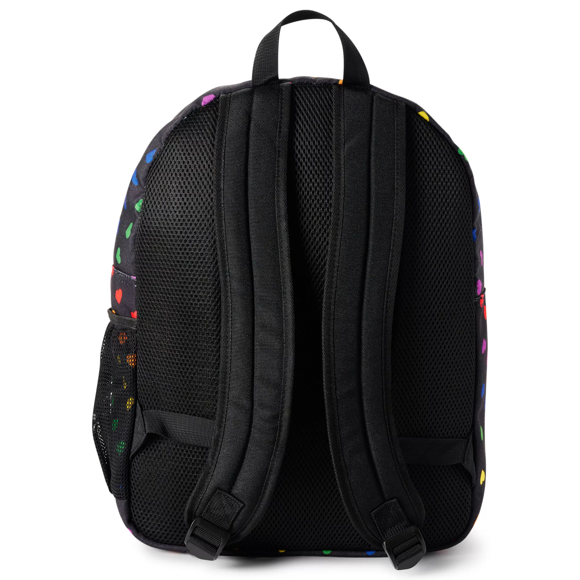 Rainbow Heart Print Backpack at Spencer's