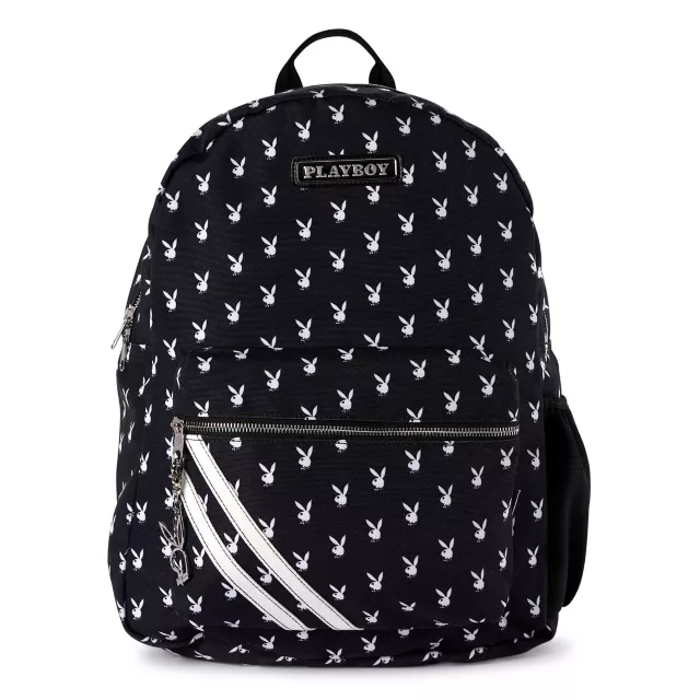 Playboy Bunny All Over Print Backpack Black at Spencer's