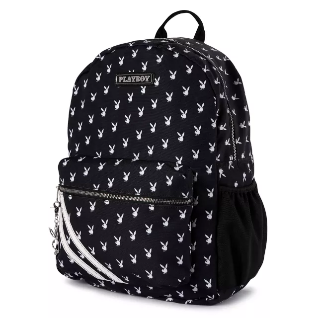 Playboy Bunny All Over Print Backpack Black at Spencer's