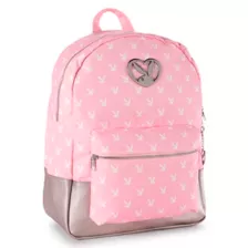 Playboy Bunny All Over Print Backpack Pink at Spencer's