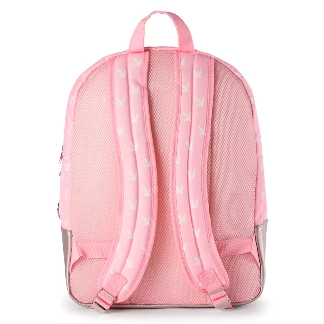 Playboy Bunny All Over Print Backpack Pink at Spencer's