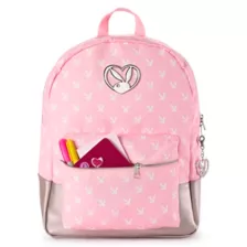 Playboy Bunny All Over Print Backpack Pink at Spencer's