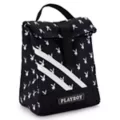 Playboy Bunny Print Roll Top Lunch Box Black at Spencer's