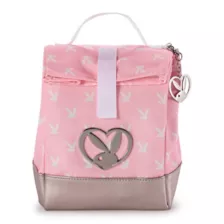 Playboy Bunny Heart Roll Top Lunch Box Pink at Spencer's