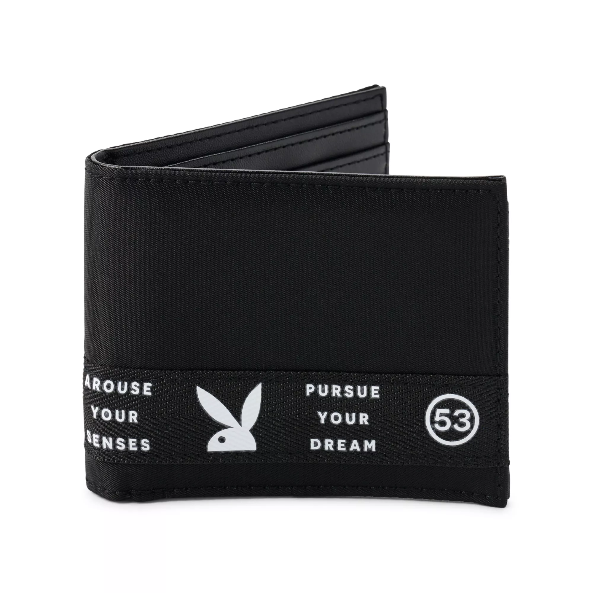 Playboy Taping Bifold Wallet at Spencer's