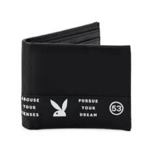 Playboy Taping Bifold Wallet at Spencer's