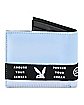 Playboy Taping Bifold Wallet Blue