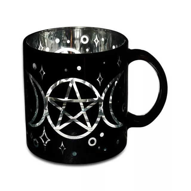 Monochrome Celestial Coffee Mug - 20 oz. at Spencer's
