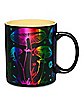 Luminescent Rainbow Mushroom Coffee Mug - 20 oz.