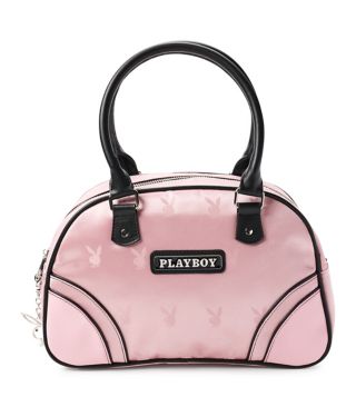 Pink Playboy Bowler Bag