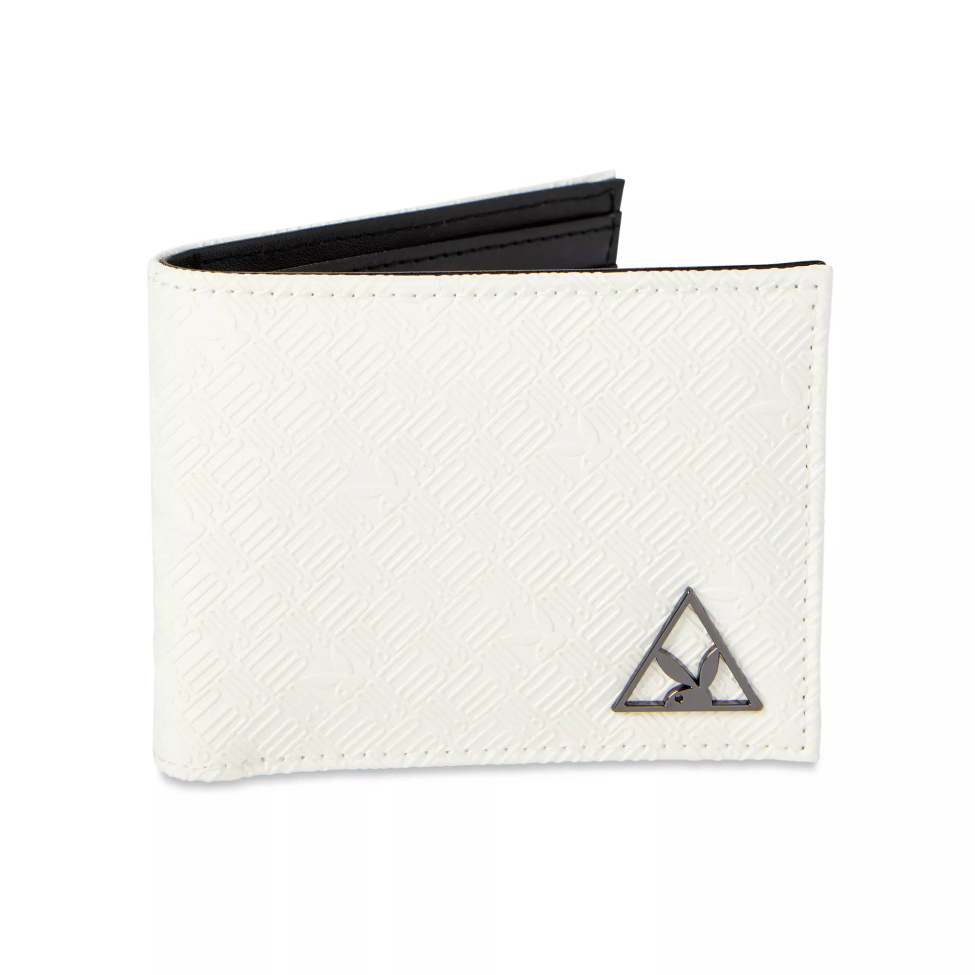 White Playboy Bunny Bifold Wallet at Spencer's