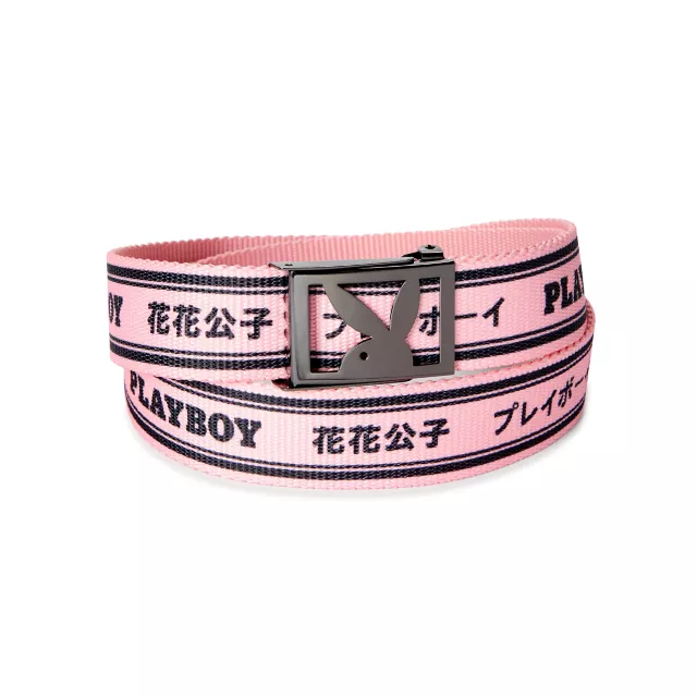Playboy Bunny Kanji Belt Pink at Spencer's