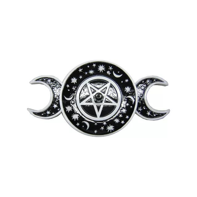 Pentagram Moon and Stars Incense Burner at Spencer's