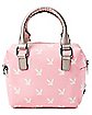 Pink Playboy Bunny Mini Bowler Bag