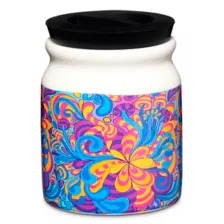 Good Vibes Swirl Stash Jar - 3 oz. at Spencer's