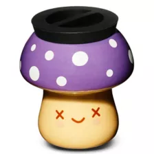 Rainbow Mushroom Stash Jar - 3 oz. at Spencer's