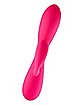 10-Function Rechargeable Waterproof Dual Vibrating Massager - 7.6 Inch