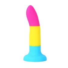 Pansexual Pride Vibrating Dildo 6.7 Inch - Hott Love Extreme at Spencer's