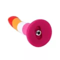 Lesbian Pride Vibrating Dildo 6.7 Inch - Hott Love Extreme at Spencer's