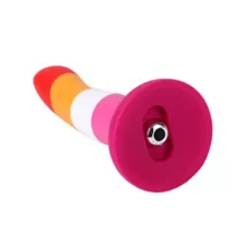 Lesbian Pride Vibrating Dildo 6.7 Inch - Hott Love Extreme at Spencer's
