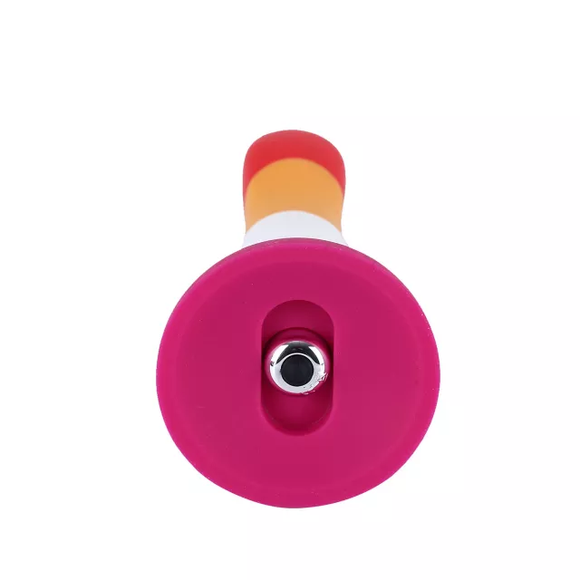 Lesbian Pride Vibrating Dildo 6.7 Inch - Hott Love Extreme at Spencer's