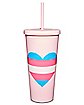 Transgender Pride Cup with Straw - 24 oz.