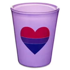 Bisexual Heart Shot Glass - 2 oz. at Spencer's