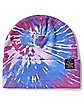 Tie Dye Jack and Sally Patch Cuff Beanie Hat - The Nightmare Before Christmas