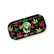 Rasta Weed Leaf Alien Tray at Spencer's