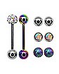 Multi-Pack CZ Barbells with Extra Balls 8 Pack - 14 Gauge