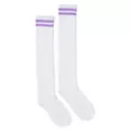 Purple Stripe Knee High Socks at Spencer's