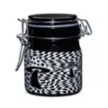 Black and White 3D Mushroom Checkered Stash Jar - 5 oz. at Spencer's